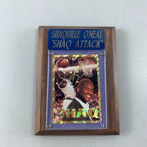 NBA Shaq 93 / 95 USA Orlando Magic Shaq Attack Card Wall Plaque 5" x 7"